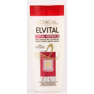 ELVITAL šampūns Total Repair bojātiem matiem 250ml