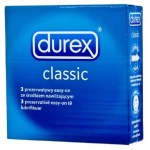 DUREX prezervatīvi Classic N3