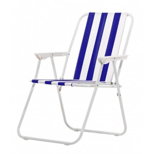 Kempinga krēsls, zils 53x44x75cm