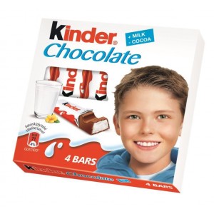 KINDER CHOCOLATE piena šokolāde bērniem, 50g