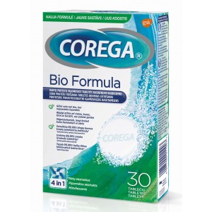 COREGA protēžu tīrīšanas tabletes Bio 30gab.