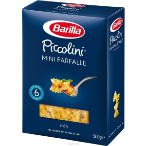 BARILLA MINI FARFALLE-PICCOLINI pasta, 500g