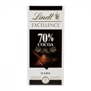 LINDT Excellence Tumšā šokolāde 70% kakao, 100g