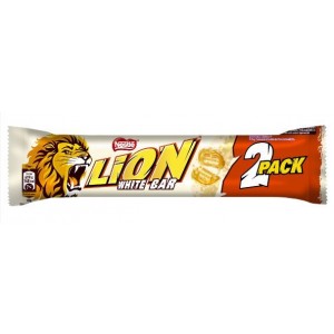 LION WHITE 2 Pack šokolādes batoniņš 60g